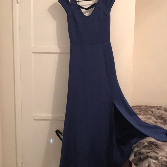 Long blue dress - Picture 2 of 3